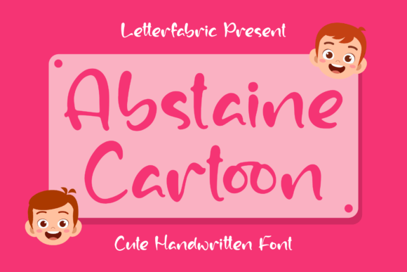 Abstaine Cartoon: A Playful Handwritten Font for Modern Web Design