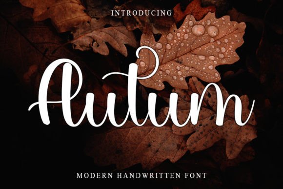 Autum: A Handwritten Font That Elevates Campaign Visuals with Elegance
