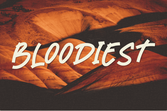 Bloodiest: A Handwritten Font That Brings Personality to Editorial Design