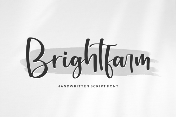 Brightfarm: A Handwritten Script Font That Elevates Web Design