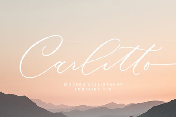Carlitto: A Modern Calligraphy Font That Elevates Handmade Product Design