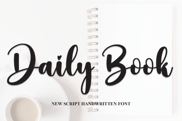 Daily Book: A Versatile Script Font for Crafters and Product Designers