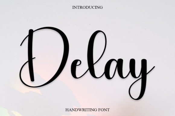 Delay Font: Elevating Web Design with Handwritten Elegance