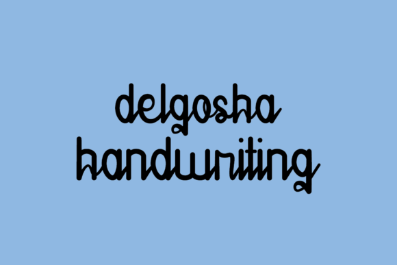 Delgosha: A Handwritten Font That Elevates Small Business Branding