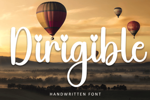 Dirigible: A Refined Script Font for Modern Editorial Design