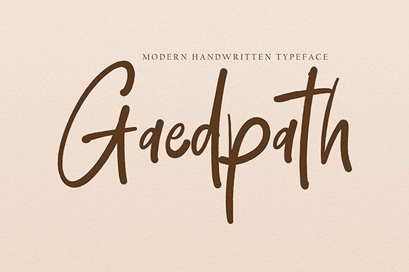 Gaedpath: Elevating Editorial Design with a Dazzling Script Font
