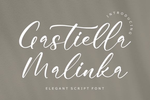 Gastiella Malinka: A Delicate Script Font for Elegant Web Design
