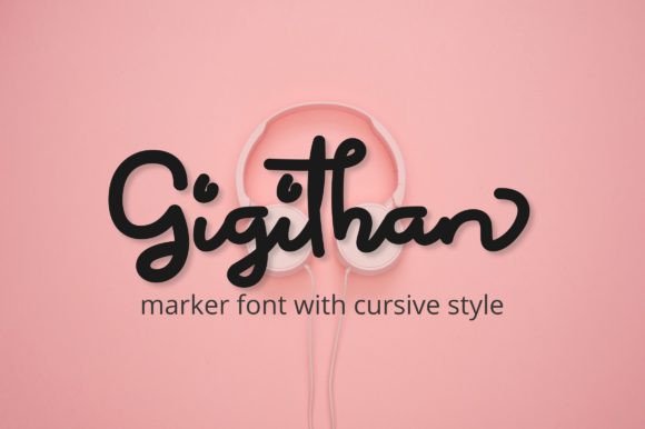 Gigithan: A Handwritten Script Font That Elevates Editorial Design