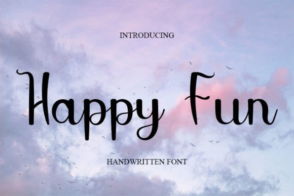 Happy Fun: A Colorful Handwritten Font for Editorial Charm