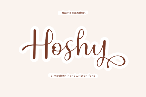 Hoshy: How a Script Font Can Elevate Your Campaign Visuals