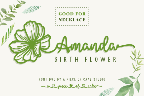 How the Amanda Birth Flower Duo Font Transformed My Small Business Branding