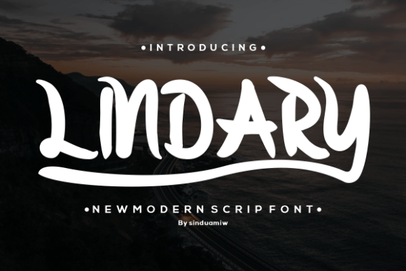 Lindary: A Handwritten Script Font for Modern Web and Digital Design