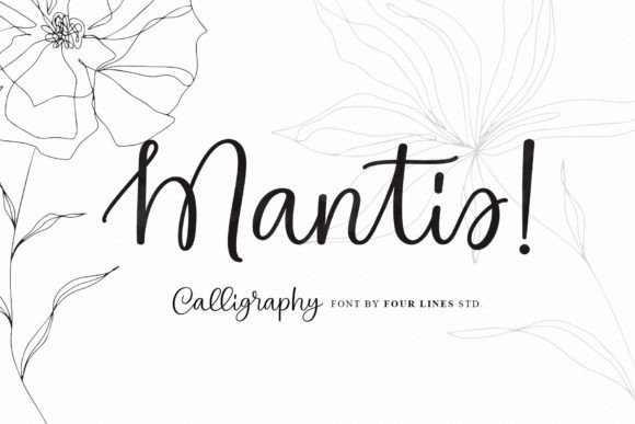 Mantis: A Craft Maker’s Best Friend in Modern Calligraphy Fonts
