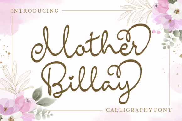 Mother Billay: A Stylish Handwritten Font for Business Branding