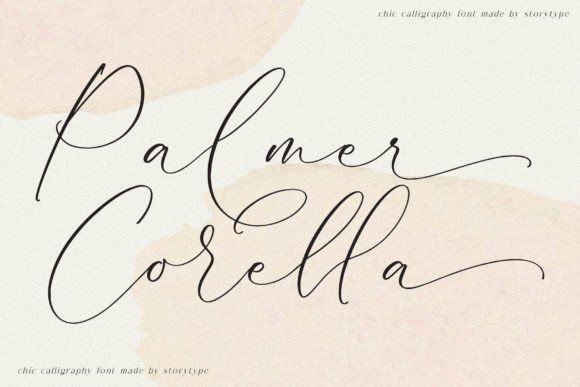 Palmer Corella: A Modern Script Font for Elegant Editorial Design