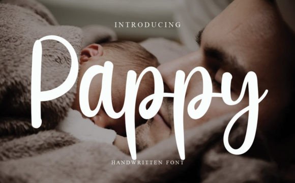 Pappy: A Handwritten Font for Romantic, Reader-Focused Editorial Design