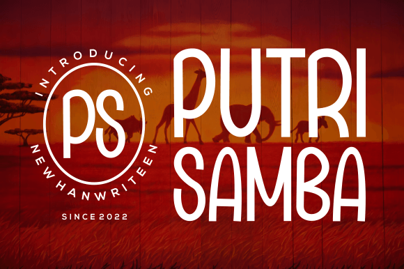 Putri Samba: A Handwritten Font with Editorial Charm