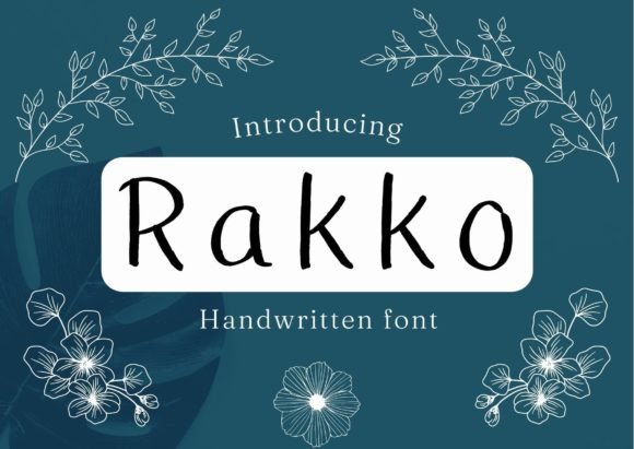 Rakko: A Handwritten Font That Adds Personality to Campaign Visuals