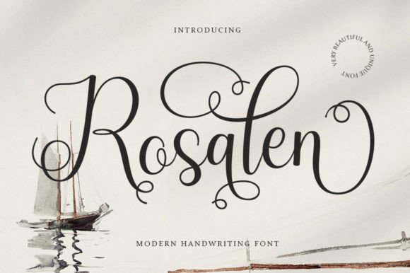 Rosalen: The Script Font That Elevates Campaign Visuals
