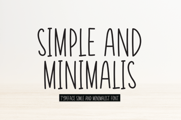 Simple and Minimalis: A Versatile Handwritten Font for Crafters and Makers