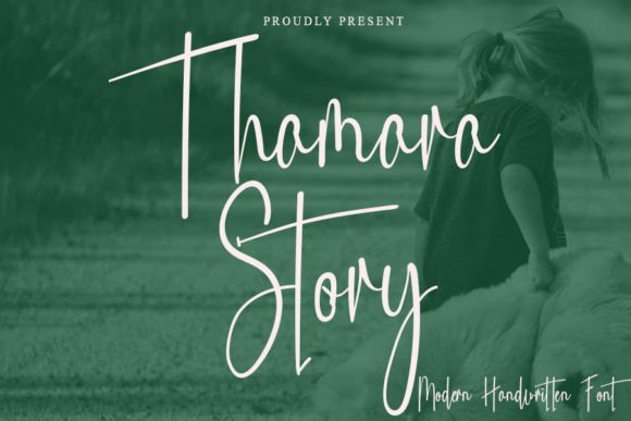 Thamara Story: A Handwritten Font That Elevates Small Business Branding