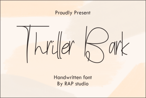 Thriller Bark: A Handwritten Font That Elevates Craft and Product Design