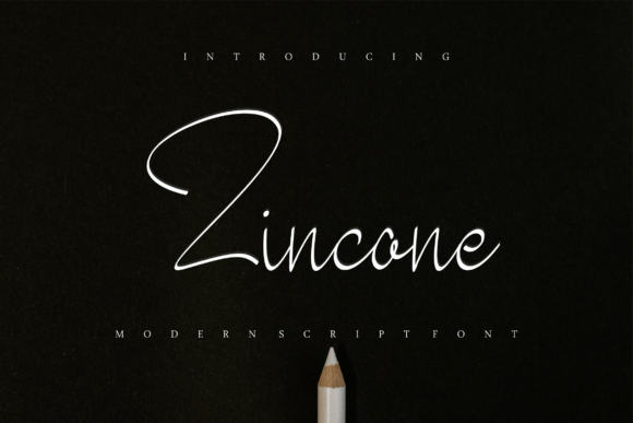 Zincone: A Handwritten Script Font for Modern Web and Brand Design